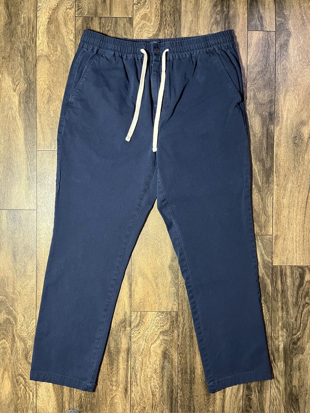 J.Crew Slim Dock Pant Men's Medium Navy Stretch Chino AV223 EUC